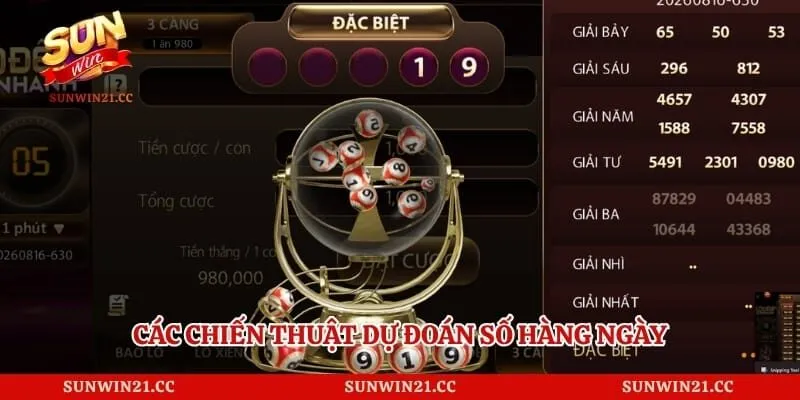 Các chiến thuật dự đoán số hàng ngày