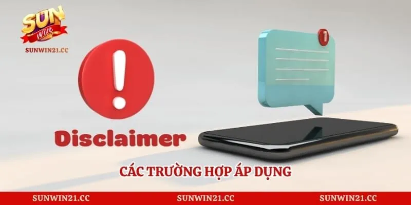 Các trường hợp áp dụng