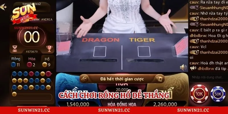 Cách chơi rồng hổ dễ thắng