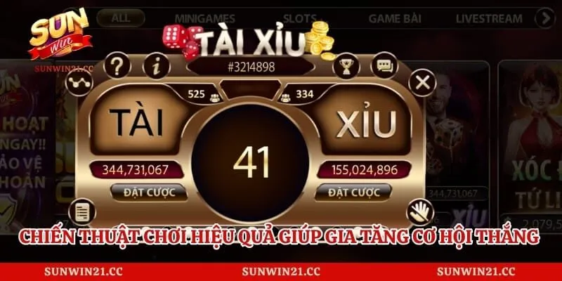 Tài Xỉu - Các Chiến Thuật Cơ Bản Người Chơi Nên Biết 4 Chiến thuật chơi hiệu quả giúp gia tăng cơ hội thắng cược lớn