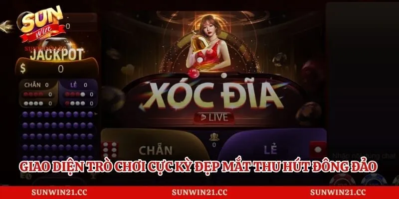 Giao diện trò chơi cực kỳ đẹp mắt thu hút đông đảo bet thủ