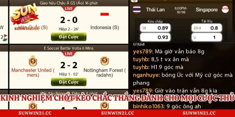 Kinh nghiệm chốt kèo chắc thắng dành cho mọi cược thủ