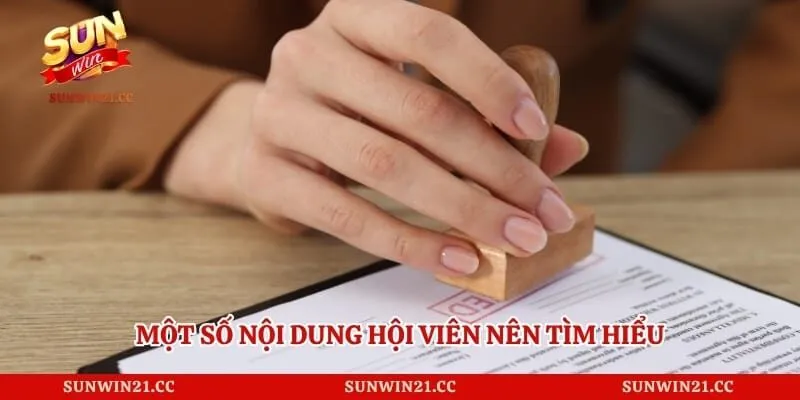 Giấy Phép Hoạt Động 2 Một số nội dung hội viên nên tìm hiểu