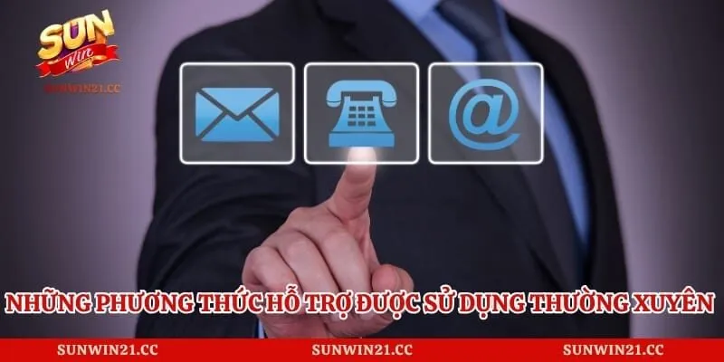 Những phương thức hỗ trợ được sử dụng thường xuyên