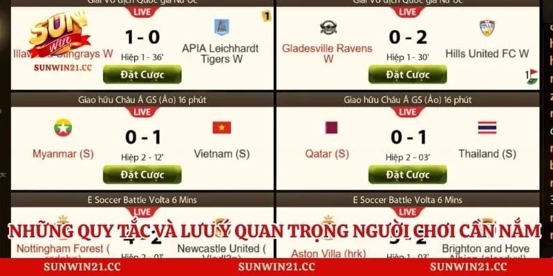 Crown Sports - Điểm Đến Cho Người Đam Mê Thể Thao Mỗi Ngày 4 Những quy tắc và lưu ý quan trọng người chơi cần nắm vững