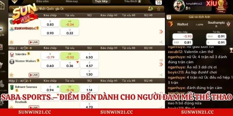 Saba sports – Điểm Đến Dành Cho Người Đam Mê Thể Thao